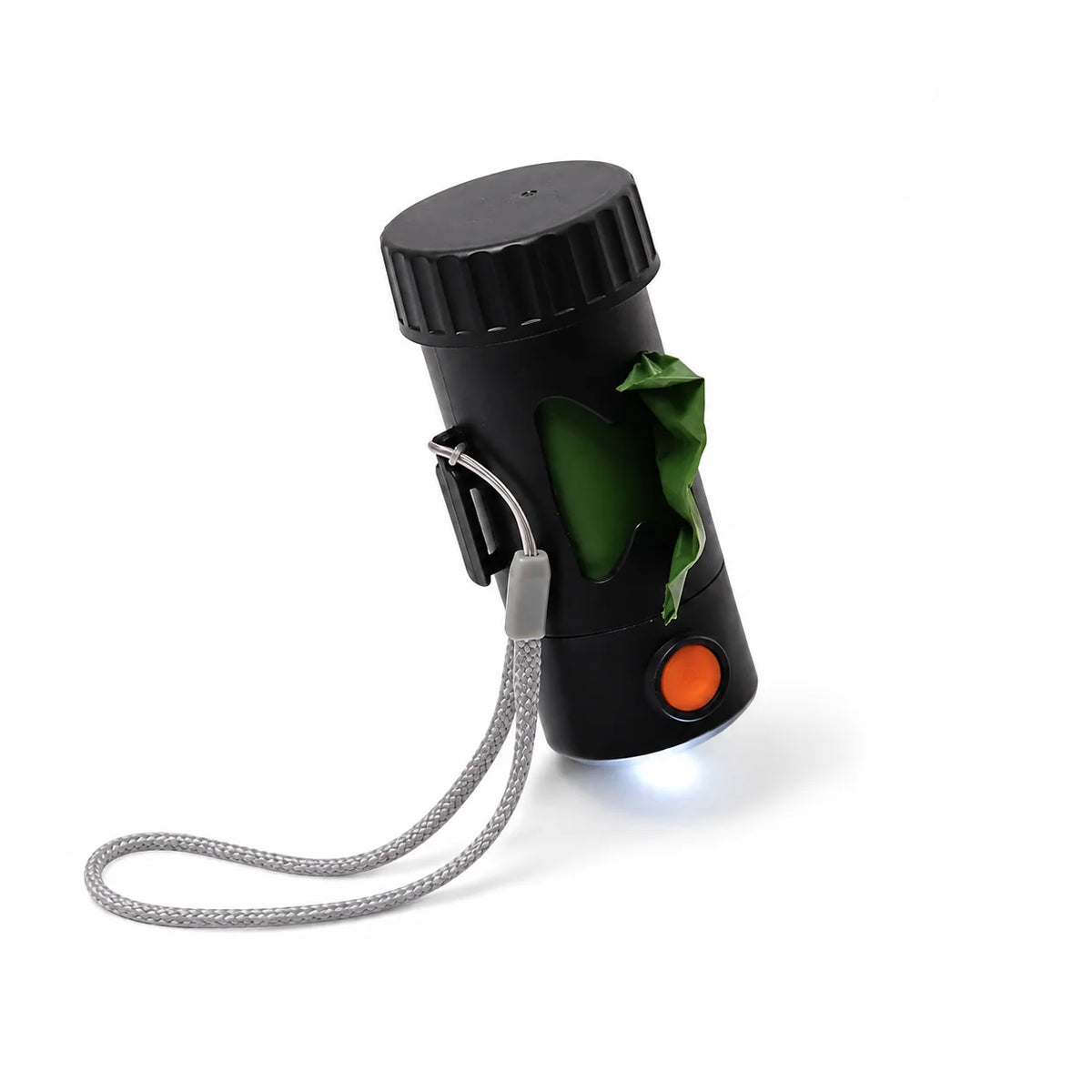STREET DOG DISPENSADOR DE BOLSAS PARA DESECHOS DE MASCOTAS, CON LUZ LED