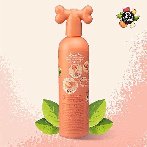 PET HEAD QUICK FIX SHAMPOO 2 EN 1 DURAZNO 475 ML