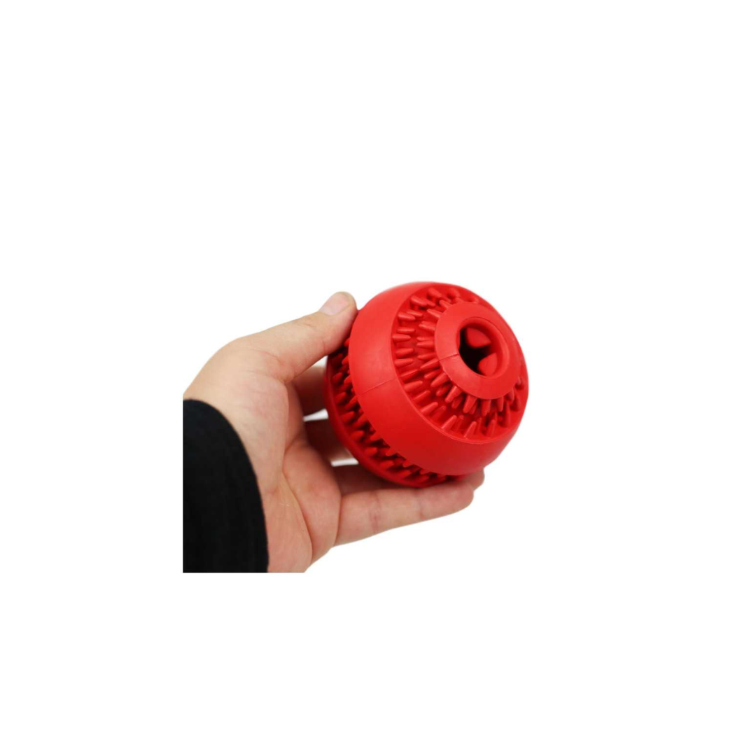 BRNX PELOTA DISPENSADORA DE PREMIOS GOMA ROJA 8CM