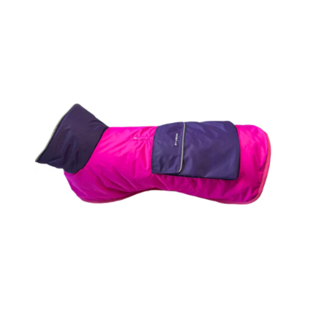 BYSIMONA PARKA PERRO IMPERMEABLE Y TÉRMICA FUCSIA