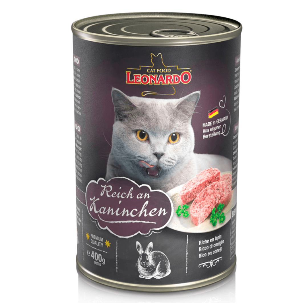 LEONARDO GATO QUALITY SELECTION CONEJO LATA