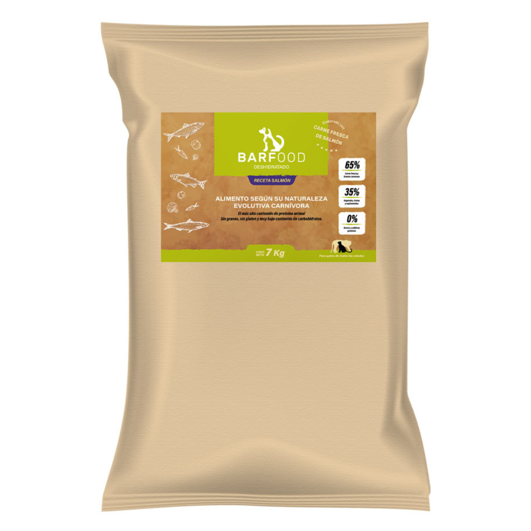 BARFOOD GATO DESHIDRATADO SALMÓN