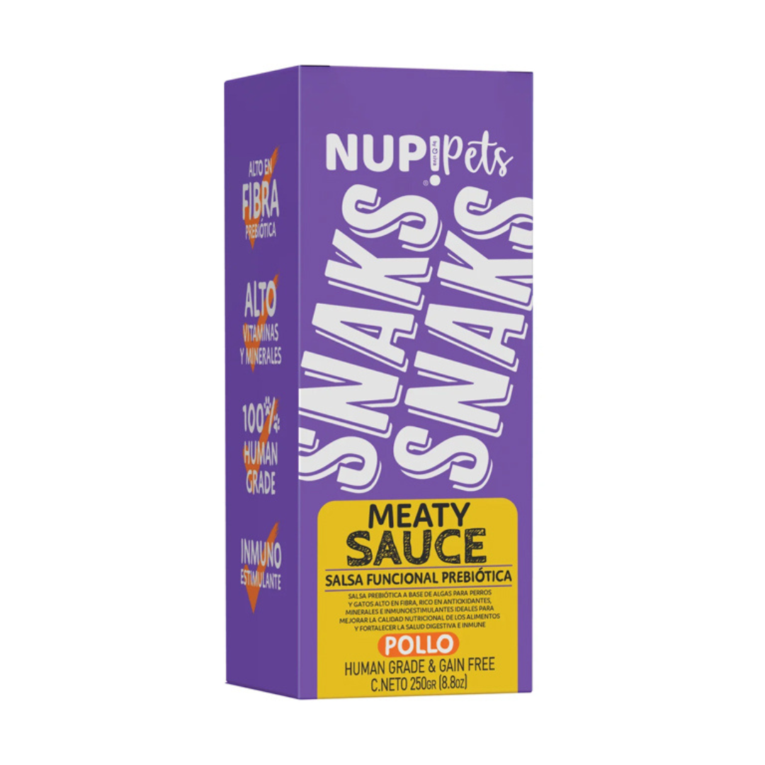 NUP! MEATY SAUCE SABOR POLLO PERROS Y GATOS