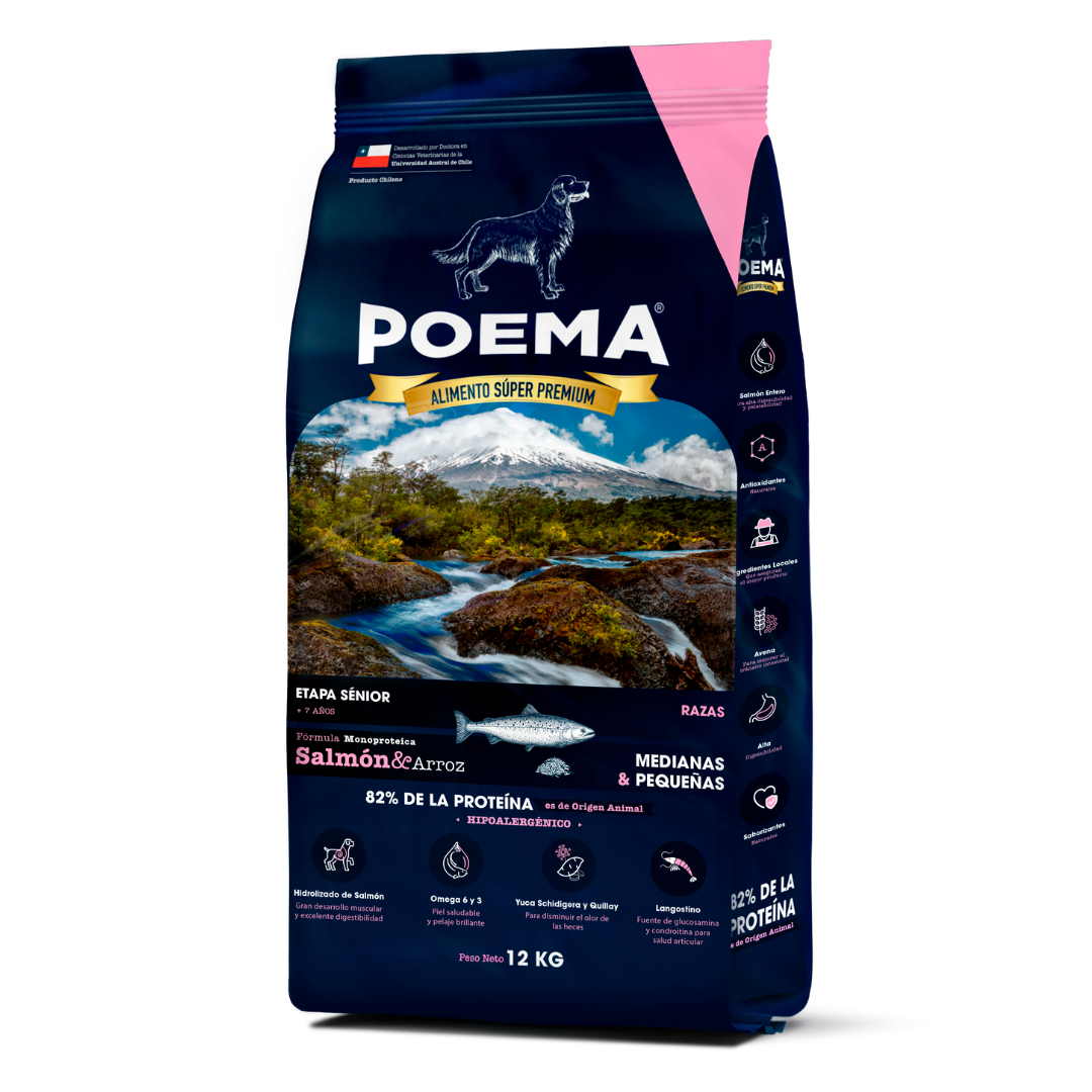 POEMA PERRO SENIOR SALMON