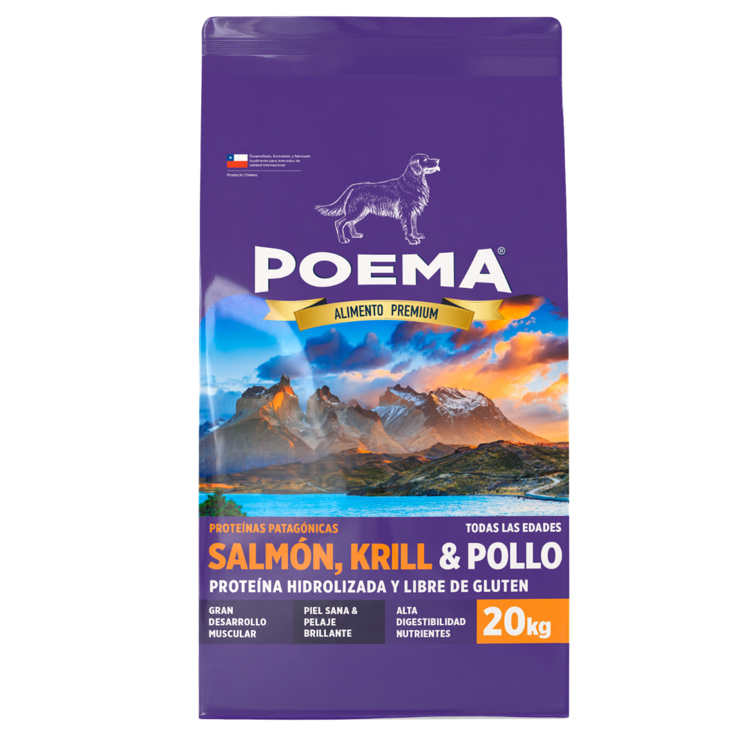 POEMA PERRO PROTEÍNAS PATAGÓNICAS