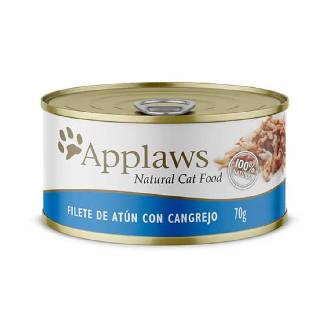 APPLAWS GATO FILETE DE ATUN-CANGREJO CON CALDITO