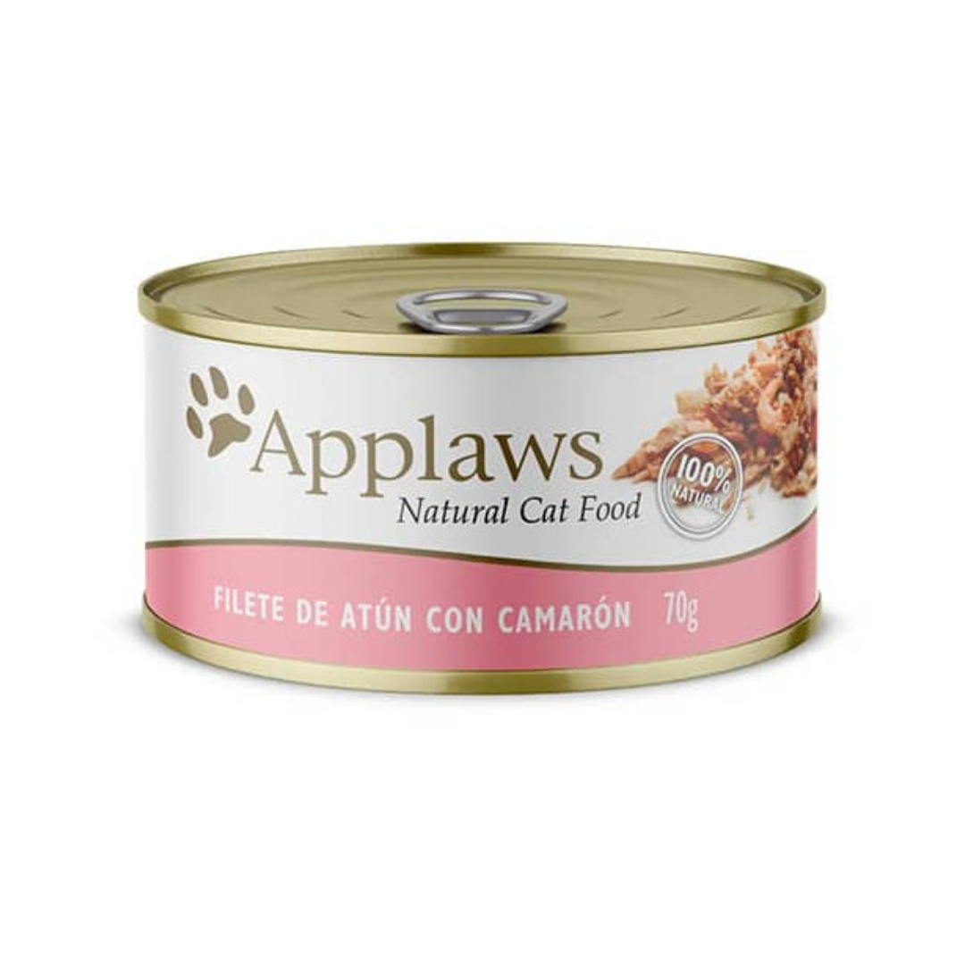 APPLAWS GATO FILETE DE ATUN-CAMARON CON CALDITO