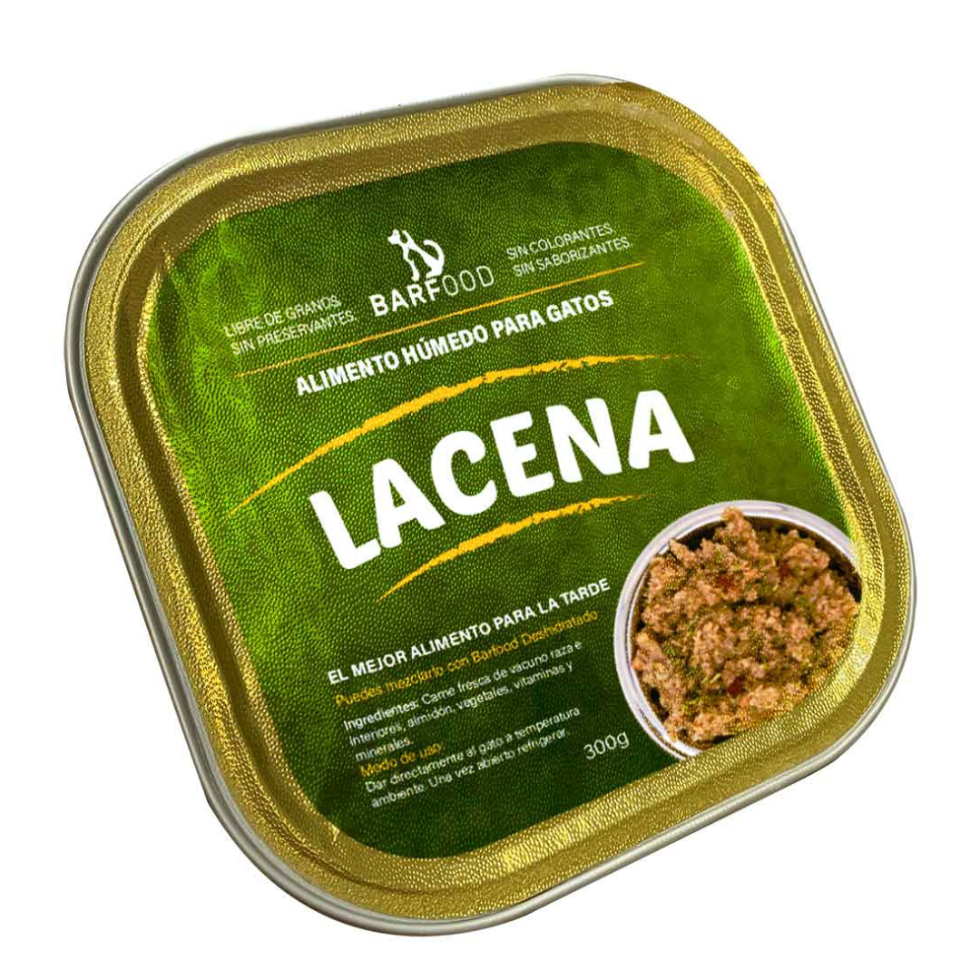 BARFOOD GATO LACENA VACUNO BANDEJA