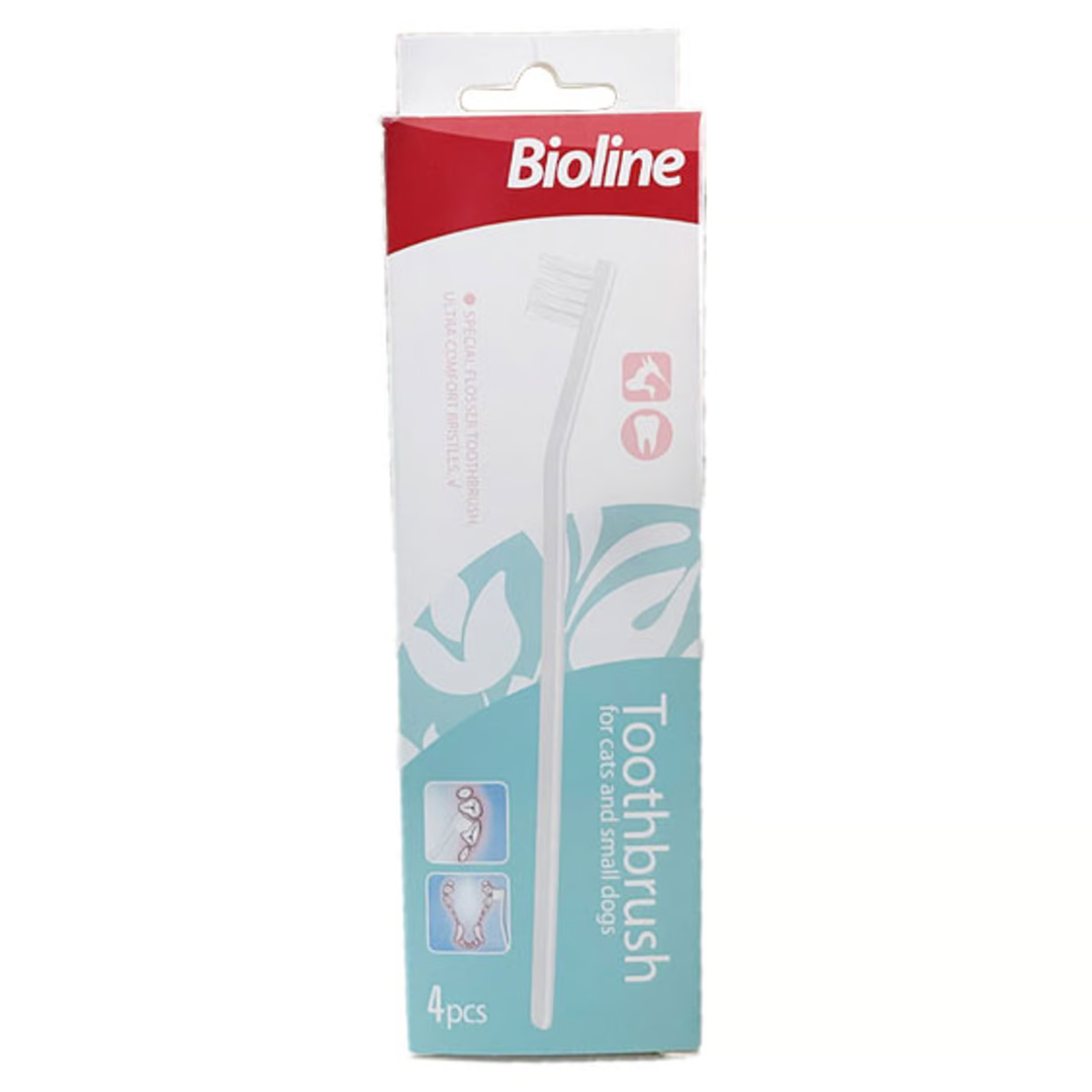 BIOLINE SET CEPILLO DE DIENTES 4 UNIDADES