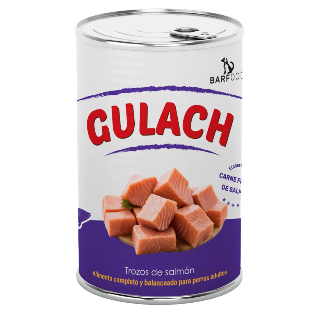 BARFOOD PERRO GULACH SALMÓN LATA
