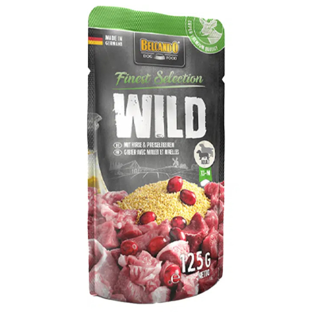 BELCANDO PERRO VENADO CON MIJO Y ARÁNDANO SOBRE UNIDAD