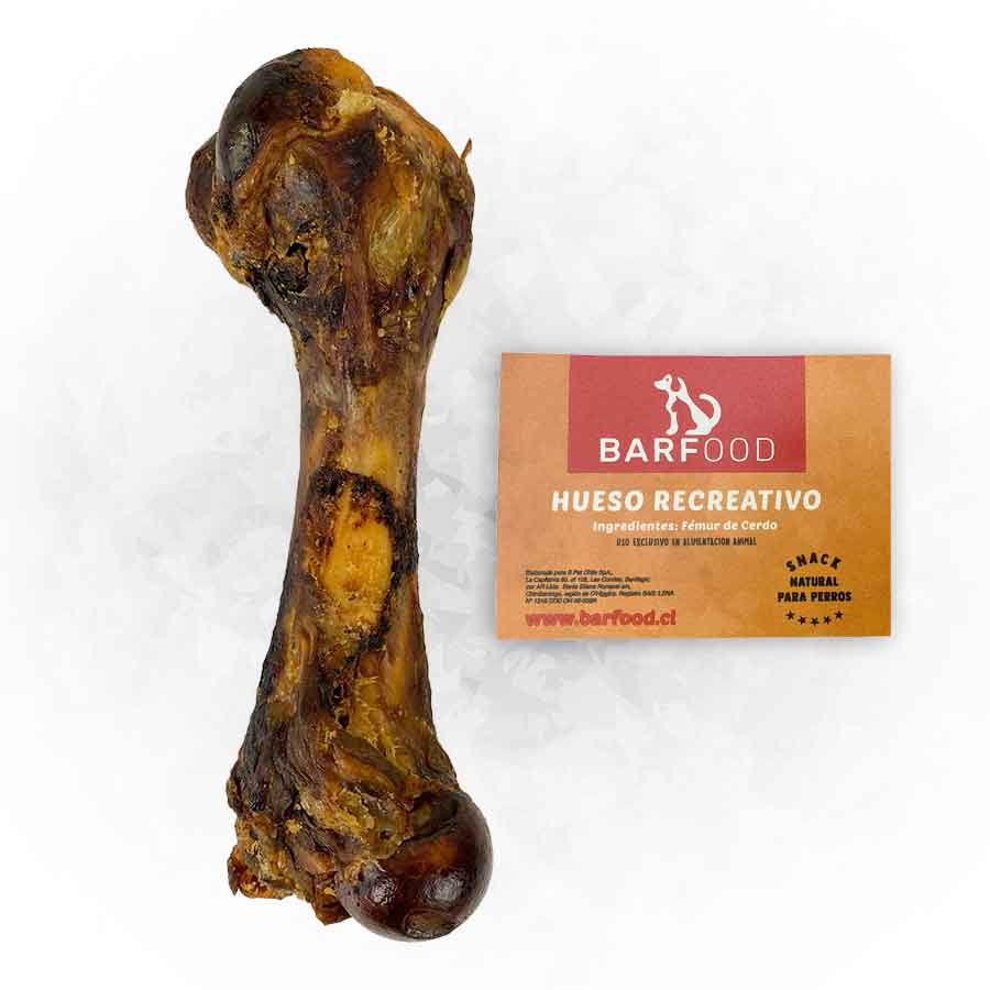 BARFOOD PERRO FÉMUR DE CERDO UNIDAD