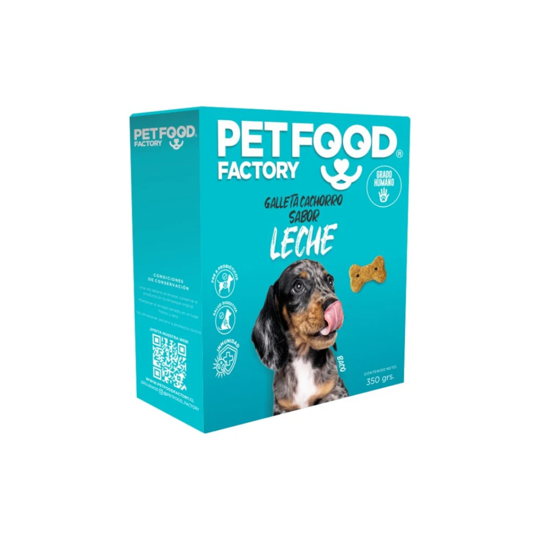 PETFOOD GALLETA HUESITO CACHORRO LECHE 350 GR