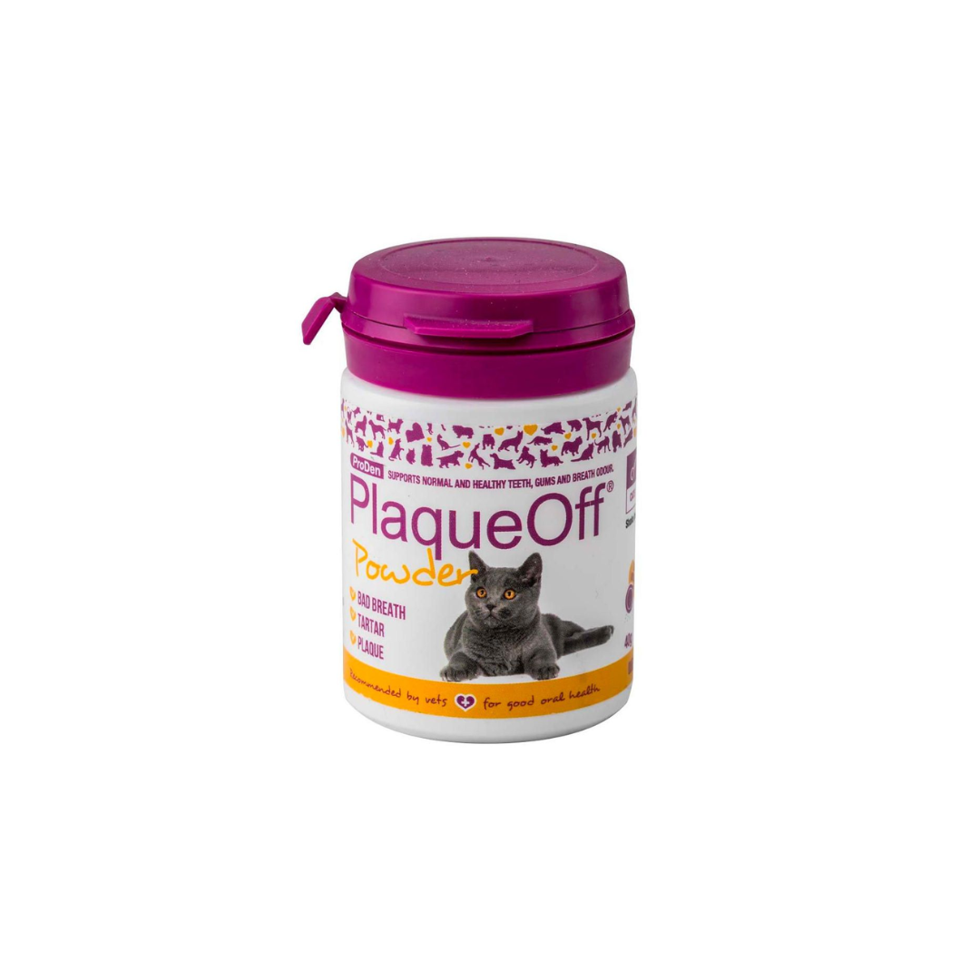 PLAQUEOFF® POLVO PARA GATOS 40G