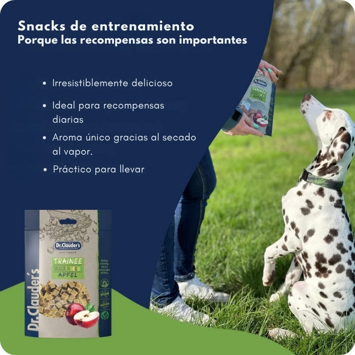 DR. CLAUDER´S PERRO Y GATO TRAINEE SNACK APPLE