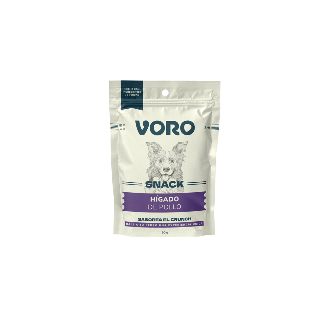 VORO SNACK SABOR HÍGADO DE POLLO 90 GR