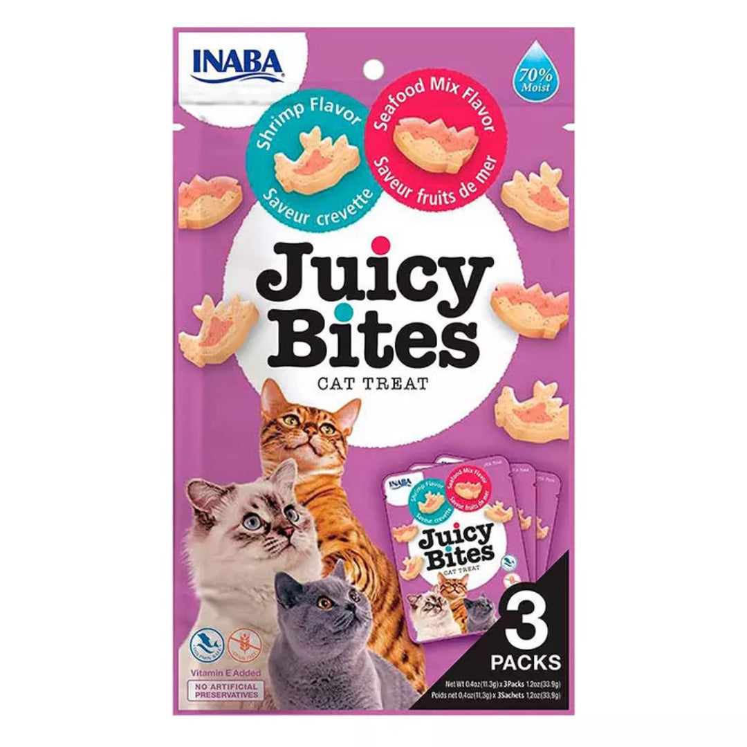 CHURU GATO JUICY BITES CAMARÓN Y MARISCOS