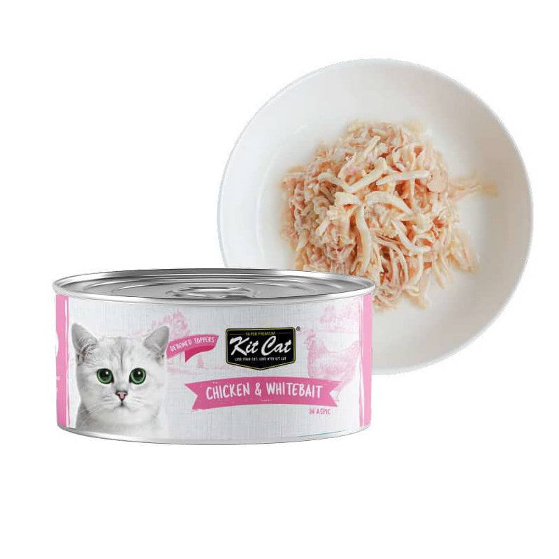 KIT CAT GATO DEBONED CHICKEN & WHITEBAIT TOPPERS