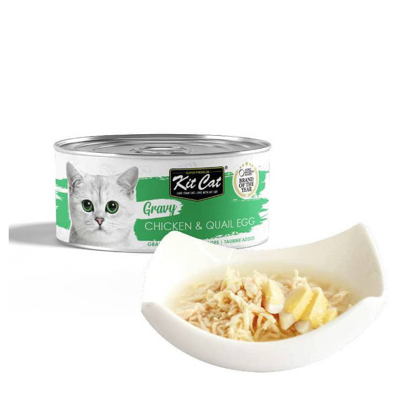 KIT CAT GATO GRAVY SERIES CHICKEN & QUAIL EGG