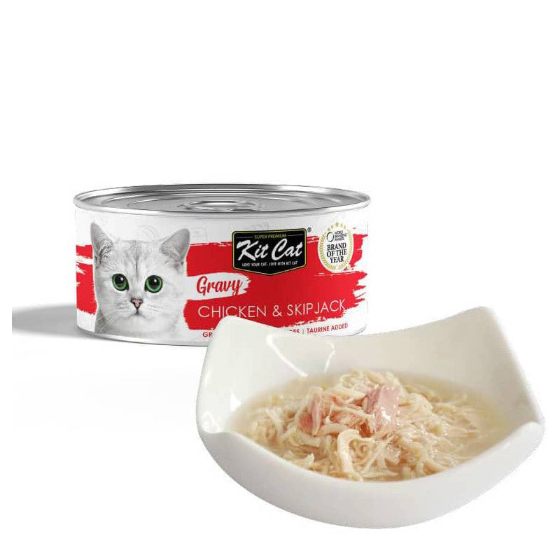 KIT CAT GATO GRAVY SERIES CHICKEN & SKIPJACK