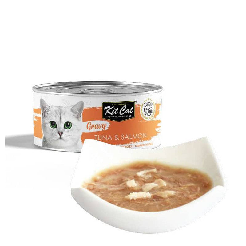 KIT CAT GATO GRAVY SERIES TUNA & SALMON