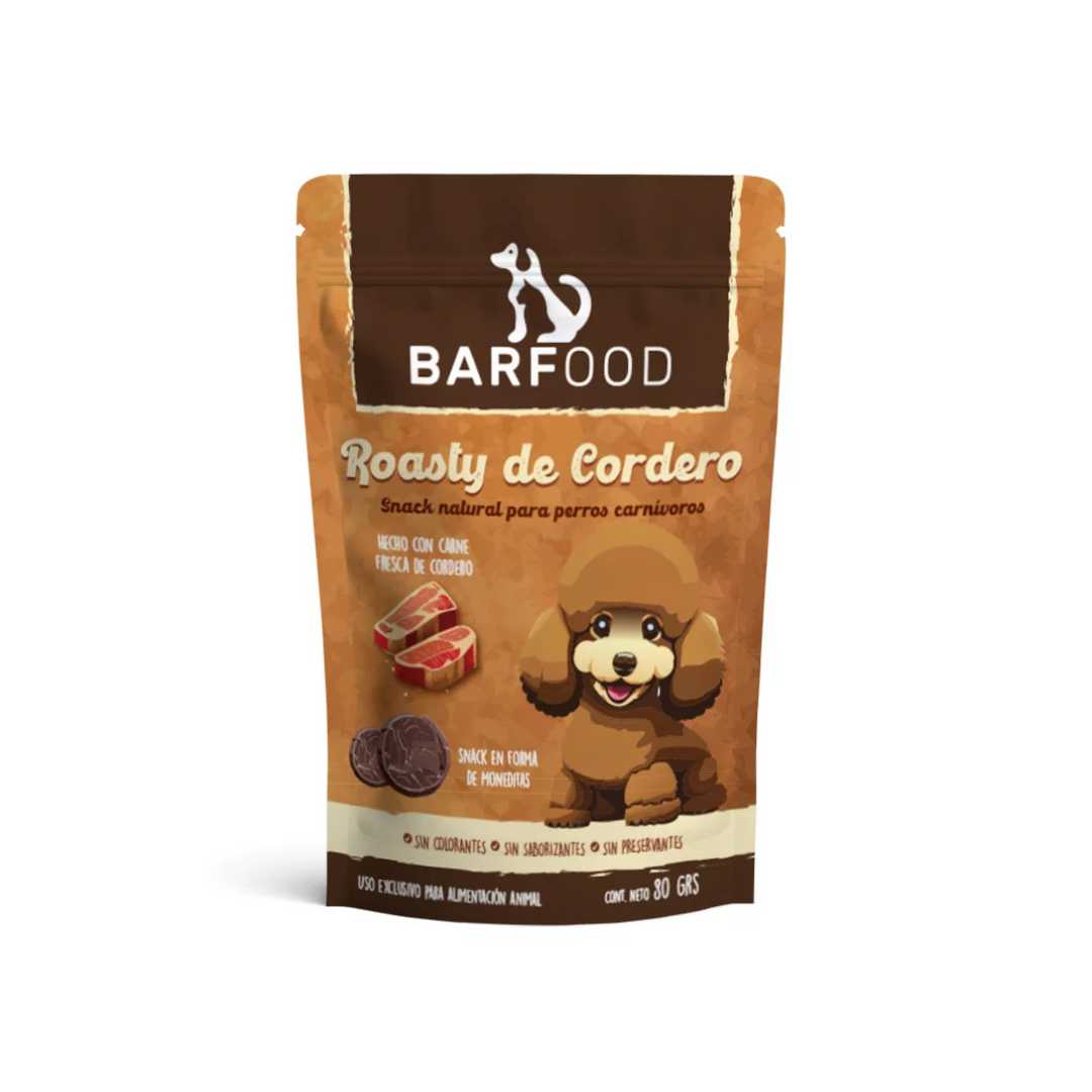 BARFOOD PERRO ROASTY DE CORDERO