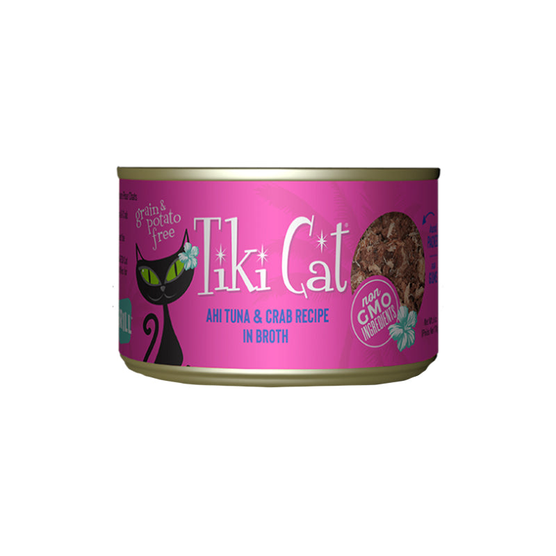 TIKI CAT GATO HANA GRILL AHI TUNA Y CRAB WET FOOD 80 GR