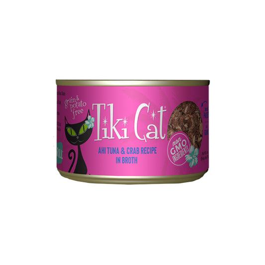 TIKI CAT GATO HANA GRILL AHI TUNA Y CRAB WET FOOD 80 GR