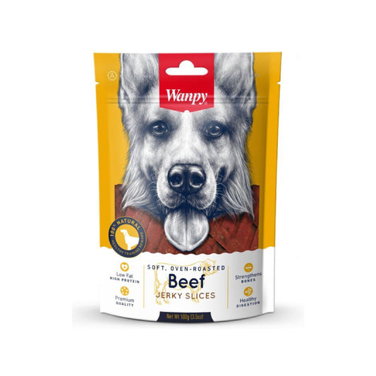 WANPY SNACK JERKY SLIDES DOG BEEF 100 GR