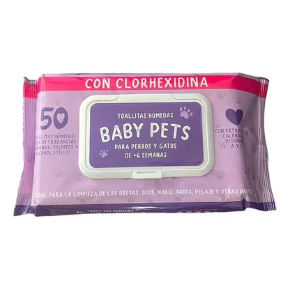 BABY PETS TOALLITAS CON CLORHEXIDINA