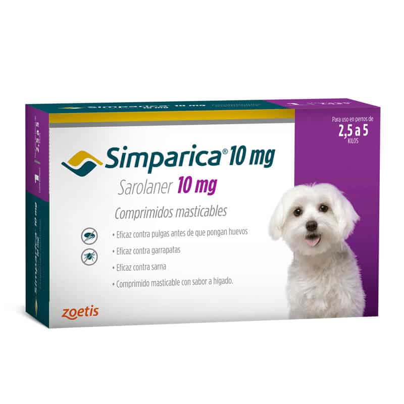 SIMPÁRICA ANTIPARASITARIO 10 MG