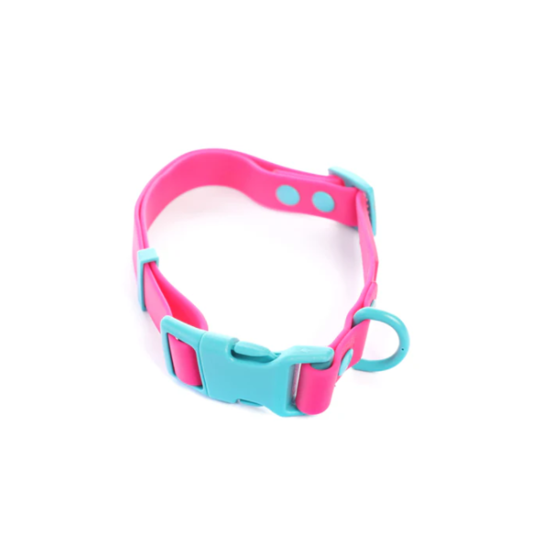 STREET DOGS COLLAR PVC PINK