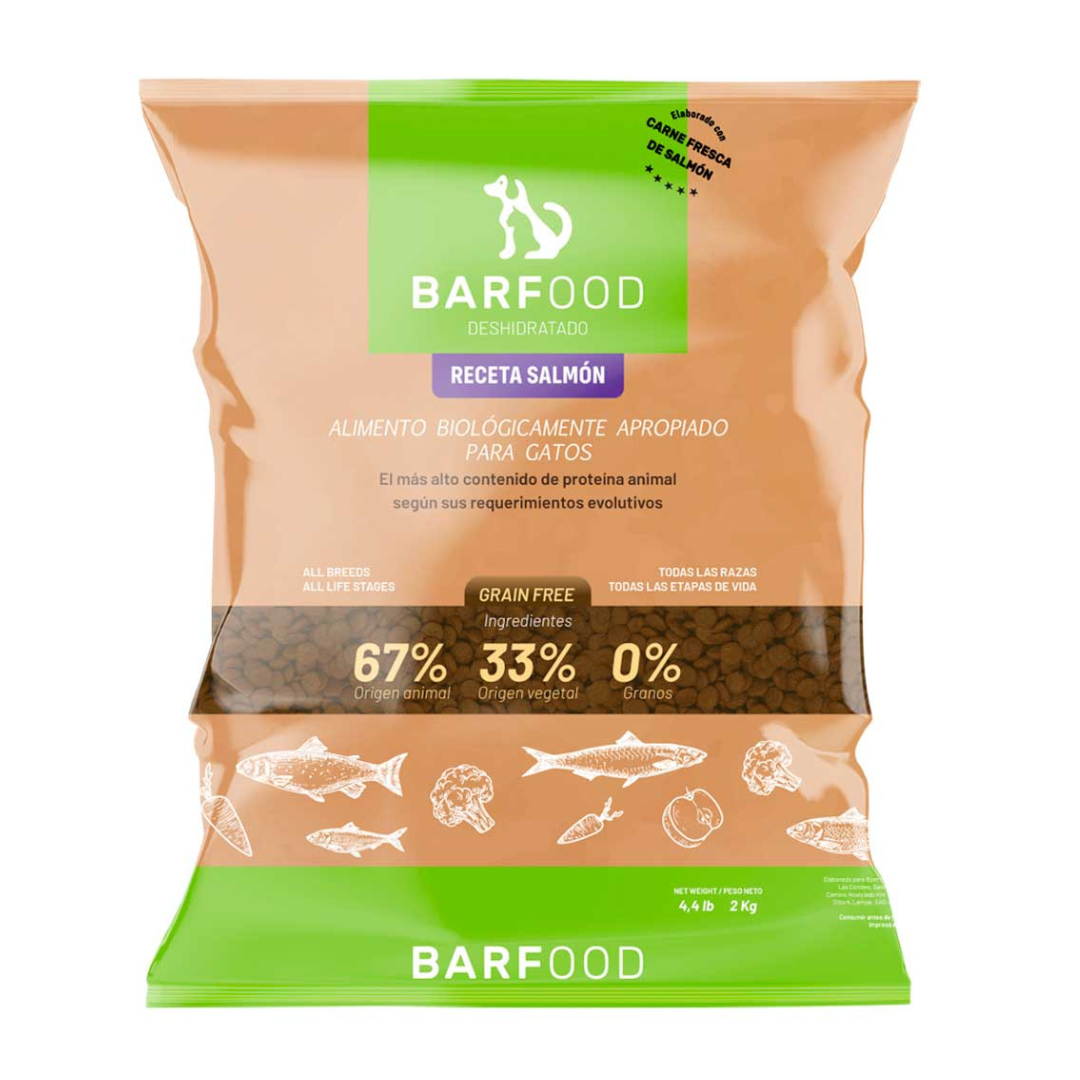 BARFOOD GATO DESHIDRATADO SALMÓN