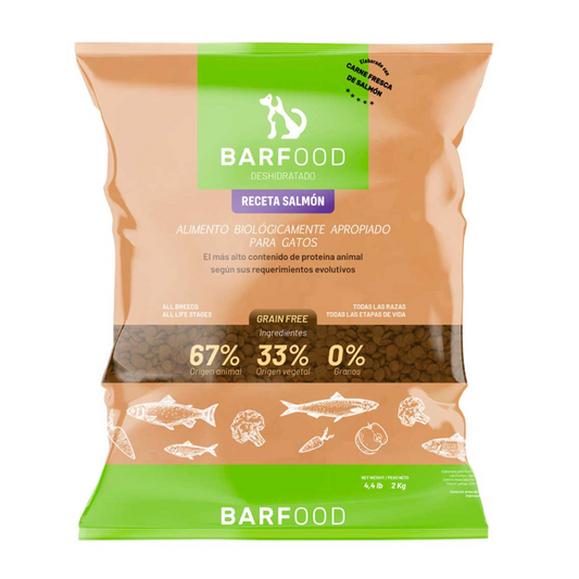 BARFOOD GATO DESHIDRATADO SALMÓN