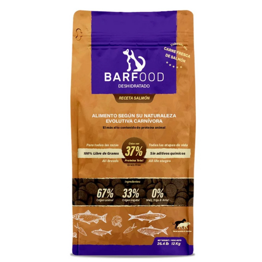 BARFOOD PERRO DESHIDRATADO SALMÓN