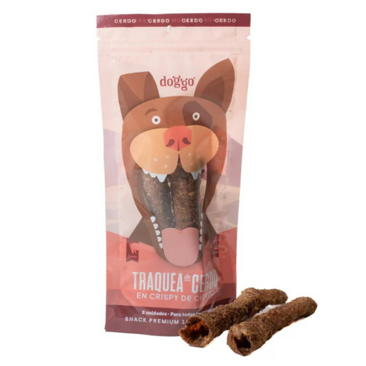 DOGGO PERRO TRÁQUEA DE CERDO CRISPY CIERVO