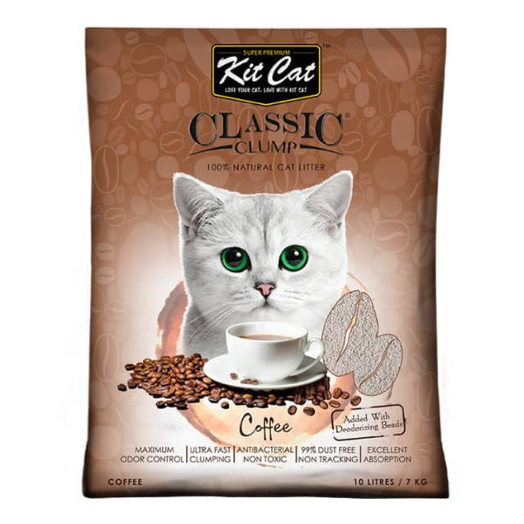 KIT CAT GATO SAND COFFEE 10L