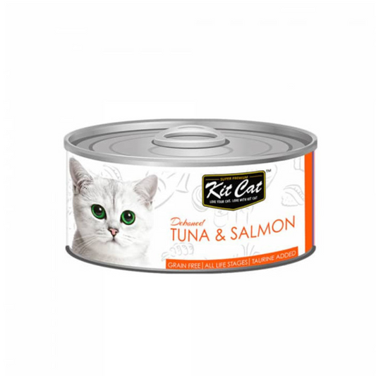 KIT CAT GATO DEBONED TUNA & SALMON TOPPERS