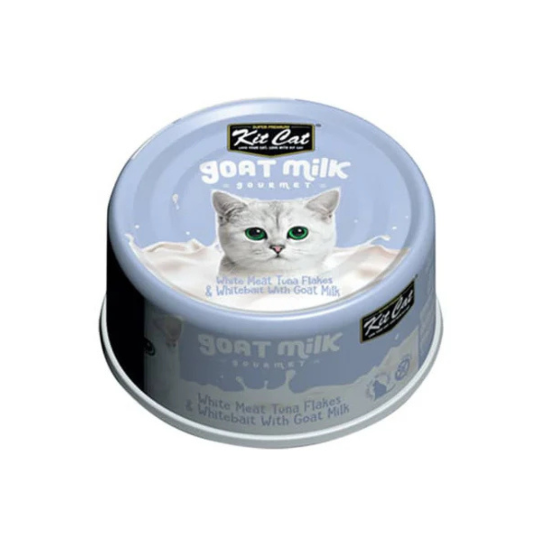 KIT CAT GATO GOAT MILK GOURMET TUNA & WHITEBAIT
