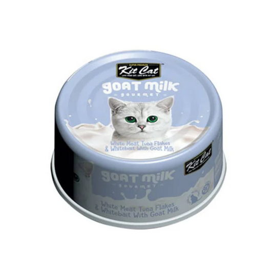 KIT CAT GATO GOAT MILK GOURMET TUNA&WHITEBAIT
