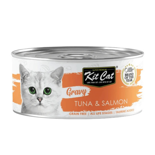 KIT CAT GATO GRAVY SERIES TUNA&SALMON