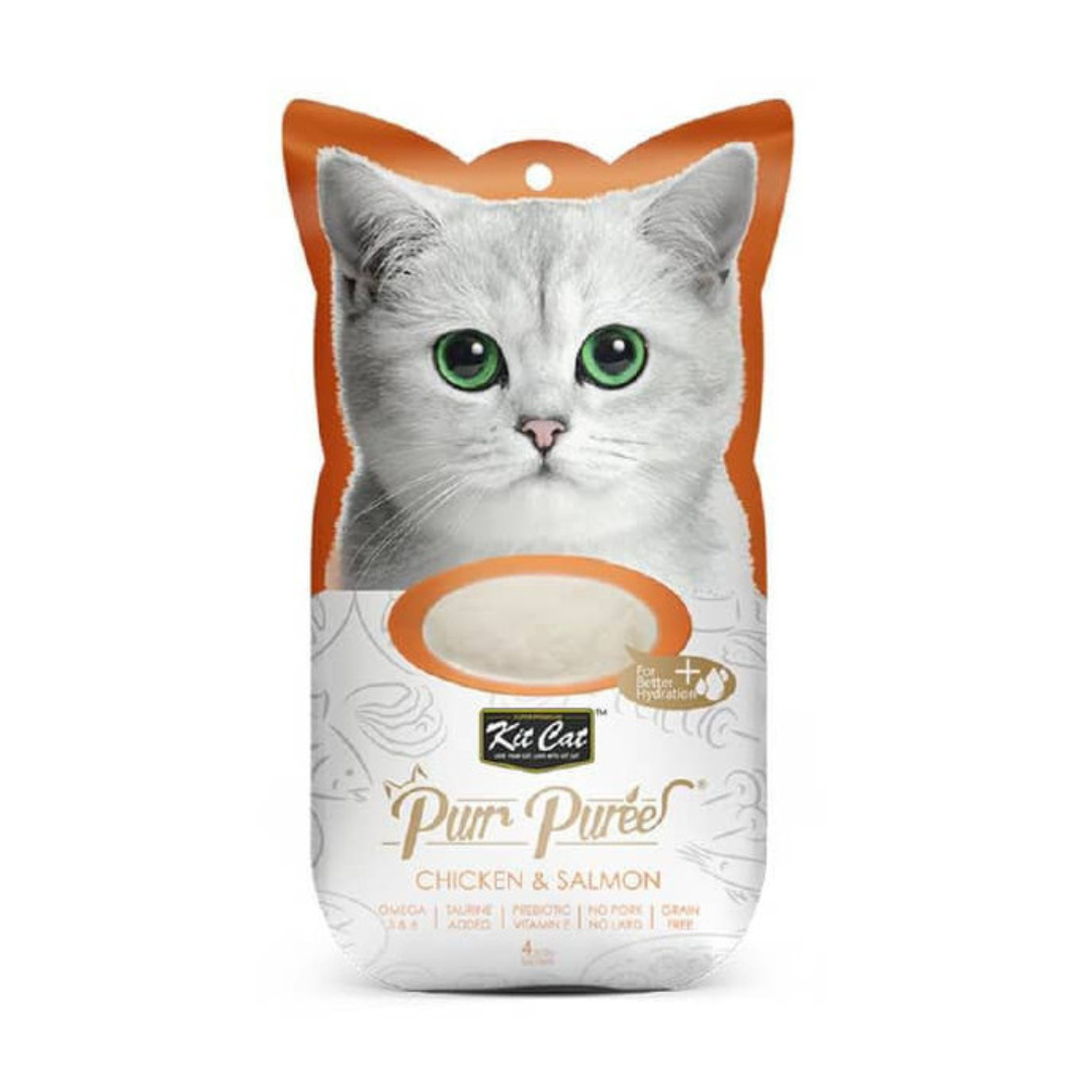 KIT CAT GATO SNACK CHICKEN & SALMON (4X15G)