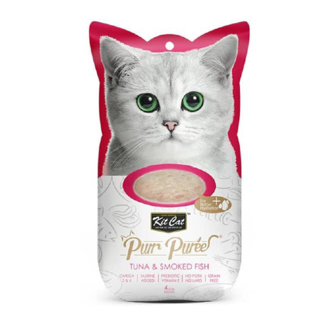 KIT CAT GATO SNACK TUNA & SMOKED FISH (4X15G)