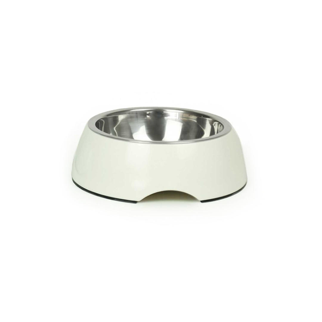 BRNX PLATO MELAMINA + INOX BLANCO