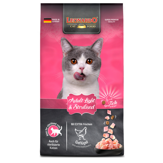 LEONARDO GATO ADULT LIGHT & STERILISED