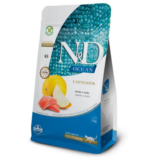 N&D OCEAN GATO CASTRADO SALMON