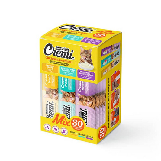 NATURALISTIC GATO CREMI BOX CHICKEN FOOD MIX, 30 SACHET