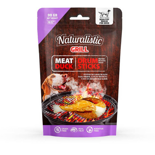 NATURALISTIC PERRO GRILL MEAT DUCK DRUMSTICK, 6 UN
