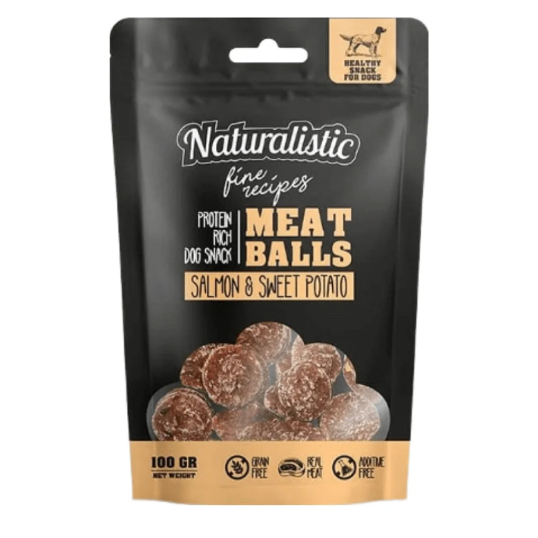 NATURALISTIC PERRO FINE RECIPE MEATBALLS SALMON & SWEET POTATO