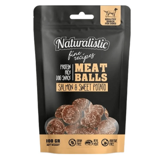 NATURALISTIC PERRO FINE RECIPE MEATBALLS SALMON & SWEET POTATO